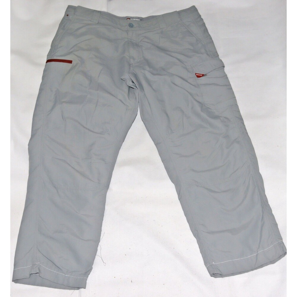 SOLD SIMMS‎ Guide Series - Men's Cargo Performance Nylon Fishing Pants Size XL